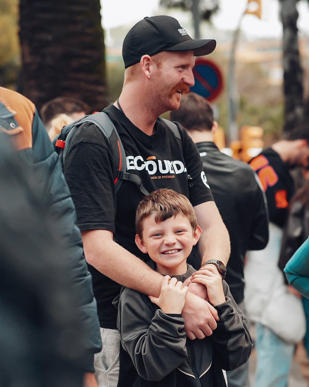 A father and his son together at FUTURES in Barcelona